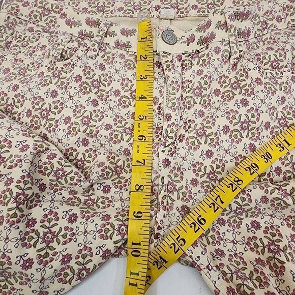 True Religion Victoria Skinny Twill Jeans Size 31 Waist Bohemian Floral Printed - Picture 4 of 9